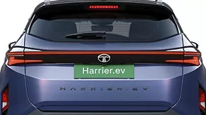 “Tata Harrier EV rear view”